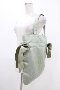 画像2: Maison de FLEUR / ダブルリボントートバッグ  グリーン H-25-11-27-004-LO-BG-NS-ZH