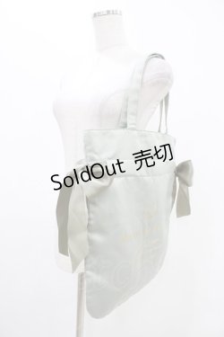 画像2: Maison de FLEUR / ダブルリボントートバッグ  グリーン H-25-11-27-004-LO-BG-NS-ZH