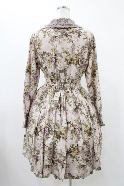 画像2: axes femme / ボタニカル柄カシュクールワンピース M ピンク H-25-11-27-037-AX-OP-NS-ZH