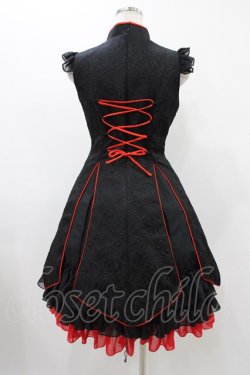 画像2: 南煙故夢（海外ロリータブランド） / チャイナジャンパースカート M ブラック H-25-11-27-038-0-OP-NS-ZH