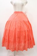 Cherir la femme / ティアードスカート M コーラル H-25-11-27-041-LO-SK-NS-ZH
