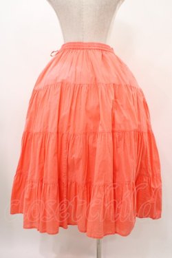画像2: Cherir la femme / ティアードスカート M コーラル H-25-11-27-041-LO-SK-NS-ZH