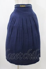 an another angelus / ビット使いフロントタックスカート Free NAVY H-25-11-27-043-CA-SK-NS-ZH