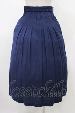 画像2: an another angelus / ビット使いフロントタックスカート Free NAVY H-25-11-27-043-CA-SK-NS-ZH
