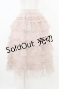 FLC / 星名桜子 チュールスカート M ピンク H-25-11-27-044-0-SK-NS-ZH