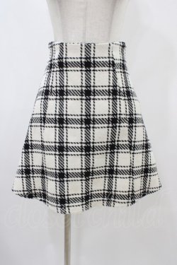 画像1: An MILLE / ツイードチェックミニスカート Free オフ H-25-11-27-046-EL-SK-NS-ZH