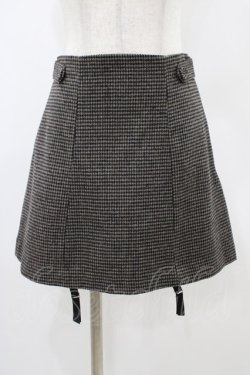 画像1: EATME / ヘムガータータイトスカート S ブラウン H-25-11-27-047-LO-SK-NS-ZH