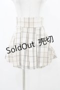 evelyn / チェックタックプリーツスカート Free ベージュ H-25-11-27-050-LO-SK-NS-ZH