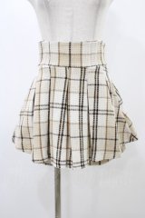 evelyn / チェックタックプリーツスカート Free ベージュ H-25-11-27-050-LO-SK-NS-ZH