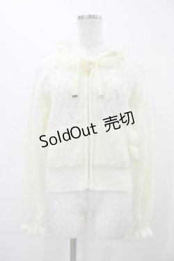 画像1: Secret Honey / ニットパーカー Free オフ H-25-11-27-051-CA-TO-NS-ZH