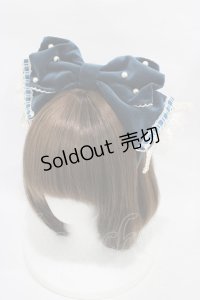 Angelic Pretty / エレガント別珍鳥籠カチューシャ  ブルー H-25-11-27-007-AP-AC-NS-ZH