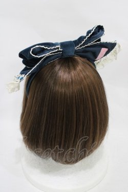 画像2: Angelic Pretty / エレガント別珍鳥籠カチューシャ  ブルー H-25-11-27-007-AP-AC-NS-ZH
