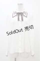 Amavel / 古の魔術書ブラウス Free オフ/ボルドー H-25-11-27-064-CA-BL-NS-ZH