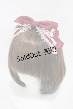 画像1: Amavel / ClassiqueDollyRibbonスリーピン  ボルドー H-25-11-27-008-CA-AC-NS-ZH