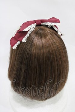 画像2: Amavel / ClassiqueDollyRibbonスリーピン  ボルドー H-25-11-27-008-CA-AC-NS-ZH
