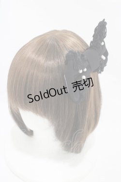 画像1: Angelic Pretty / ホイップレースバレッタ  ブラック H-25-11-27-009-AP-AC-NS-ZH