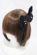 画像1: Angelic Pretty / ホイップレースバレッタ  ブラック H-25-11-27-009-AP-AC-NS-ZH (1)
