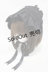 ALICE and the PIRATES / My Dear Dollフリルヘッドドレス  ブラック H-25-11-27-013-PA-AC-NS-ZH