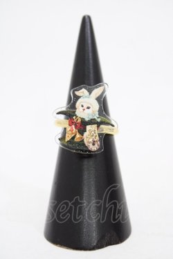 画像1: Enchantlic Enchantilly / Dolled Up Ring〜不思議の国のQueen cat 帽子屋のシルクハット〜 Free ゴールド H-25-11-27-016-LO-AC-NS-ZH
