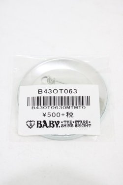画像2: BABY,THE STARS SHINE BRIGHT / くみゃちゃんのいちごとさくらんぼ缶バッジ  ミント H-25-11-27-018-BA-AC-NS-ZH