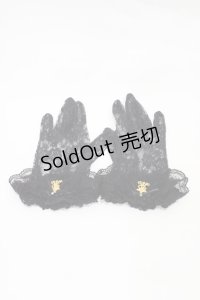 ALICE and the PIRATES / A/Pレースショートグローブ  ブラック H-25-11-27-019-PA-ZA-NS-ZH