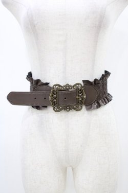 画像1: axes femme / クラシカルバックルベルト Free ブラウン H-25-11-27-021-AX-AC-NS-ZH