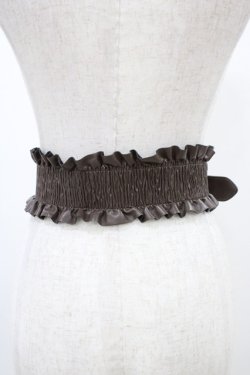 画像2: axes femme / クラシカルバックルベルト Free ブラウン H-25-11-27-021-AX-AC-NS-ZH