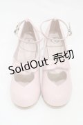 BABY,THE STARS SHINE BRIGHT / ハートリボンシューズ LL ピンク H-25-11-27-024-BA-SH-NS-ZH