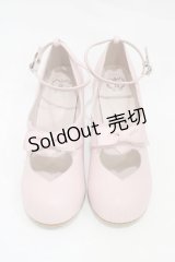 BABY,THE STARS SHINE BRIGHT / ハートリボンシューズ LL ピンク H-25-11-27-024-BA-SH-NS-ZH