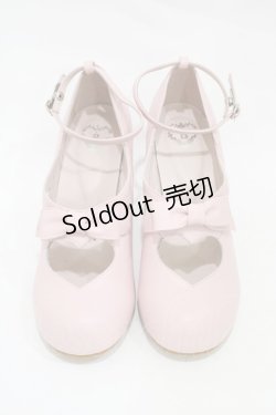 画像1: BABY,THE STARS SHINE BRIGHT / ハートリボンシューズ LL ピンク H-25-11-27-024-BA-SH-NS-ZH