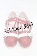 BABY,THE STARS SHINE BRIGHT / ハートバックルシューズ（2025） LL/約25.0〜25.5cm エンジ H-25-11-27-025-BA-SH-NS-ZH