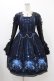 画像1: PINK UP（海外ロリータブランド） / ジャンパースカートセット 2 ネイビー H-25-11-27-031-LO-OP-NS-ZH (1)