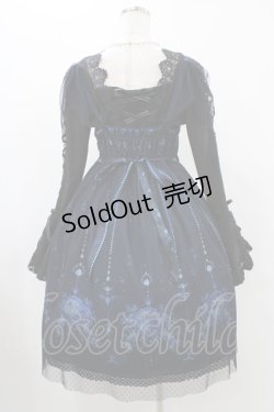 画像2: PINK UP（海外ロリータブランド） / ジャンパースカートセット 2 ネイビー H-25-11-27-031-LO-OP-NS-ZH