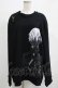 画像1: QOOZA / 東京喰種×QOOZA金木研 ダメージスウェット  ブラック H-25-11-28-032-PU-TO-KB-ZH (1)