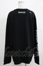 画像3: QOOZA / 東京喰種×QOOZA金木研 ダメージスウェット  ブラック H-25-11-28-032-PU-TO-KB-ZH (3)