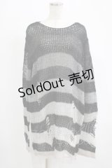 KILL STAR / Grady Knit Sweater XL ブラック×グレー H-25-11-28-035-SL-TO-KB-ZH