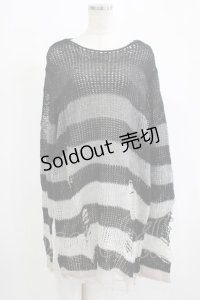 KILL STAR / Grady Knit Sweater XL ブラック×グレー H-25-11-28-035-SL-TO-KB-ZH