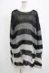 画像1: KILL STAR / Grady Knit Sweater XL ブラック×グレー H-25-11-28-035-SL-TO-KB-ZH (1)