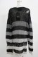 画像3: KILL STAR / Grady Knit Sweater XL ブラック×グレー H-25-11-28-036-SL-TO-KB-ZH (3)