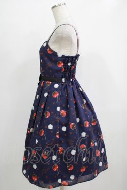 画像2: Emily Temple cute / メルティーチェリーウエストリボンワンピース  ネイビー H-25-11-28-004-ET-OP-KB-ZH