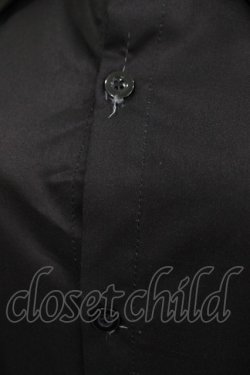 画像4: ACDC RAG / ハスノハナキモノシャツ  ブラック×レッド H-25-11-28-039-PU-BL-KB-ZH