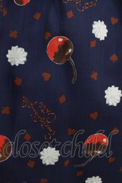 画像4: Emily Temple cute / メルティーチェリーウエストリボンワンピース  ネイビー H-25-11-28-004-ET-OP-KB-ZH