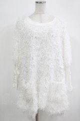 Qutie Frash / パフスリーブチュニック  白 H-25-11-28-048-QU-OP-KB-ZH