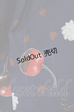 画像6: Emily Temple cute / メルティーチェリーウエストリボンワンピース  ネイビー H-25-11-28-004-ET-OP-KB-ZH