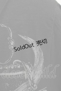 画像4: NAOTO SEVEN / プリントロングカットソー  ブラック H-25-11-28-051-HN-ZA-KB-ZH