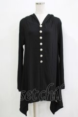 Deorart / フードカーディガン  ブラック H-25-11-28-053-PU-TO-KB-ZH