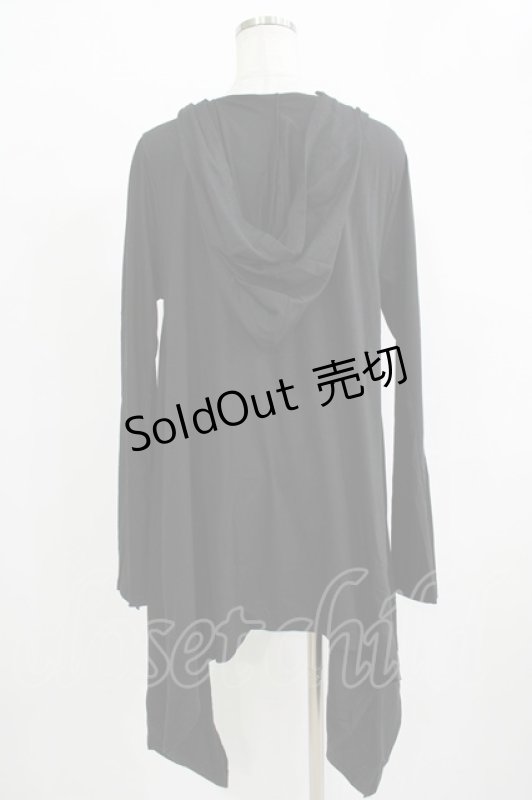 画像3: Deorart / フードカーディガン  ブラック H-25-11-28-053-PU-TO-KB-ZH (3)