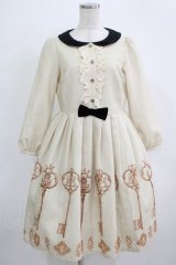 Emily Temple cute / Key castleワンピース  クリーム H-25-11-28-005-ET-OP-KB-ZH