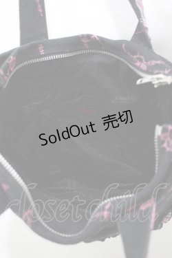 画像3: H jelly / チェックフリルトートBAG  ブラック×ピンク H-25-11-28-056-HN-BG-KB-ZH