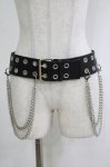 画像1: KILL STAR / Nilfheim Belt XL ブラック H-25-11-28-067-SL-ZA-KB-ZH (1)